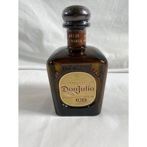 Empty New Don Julio ANEJO Tequila Bottle 750ml With Cork Topper 1942